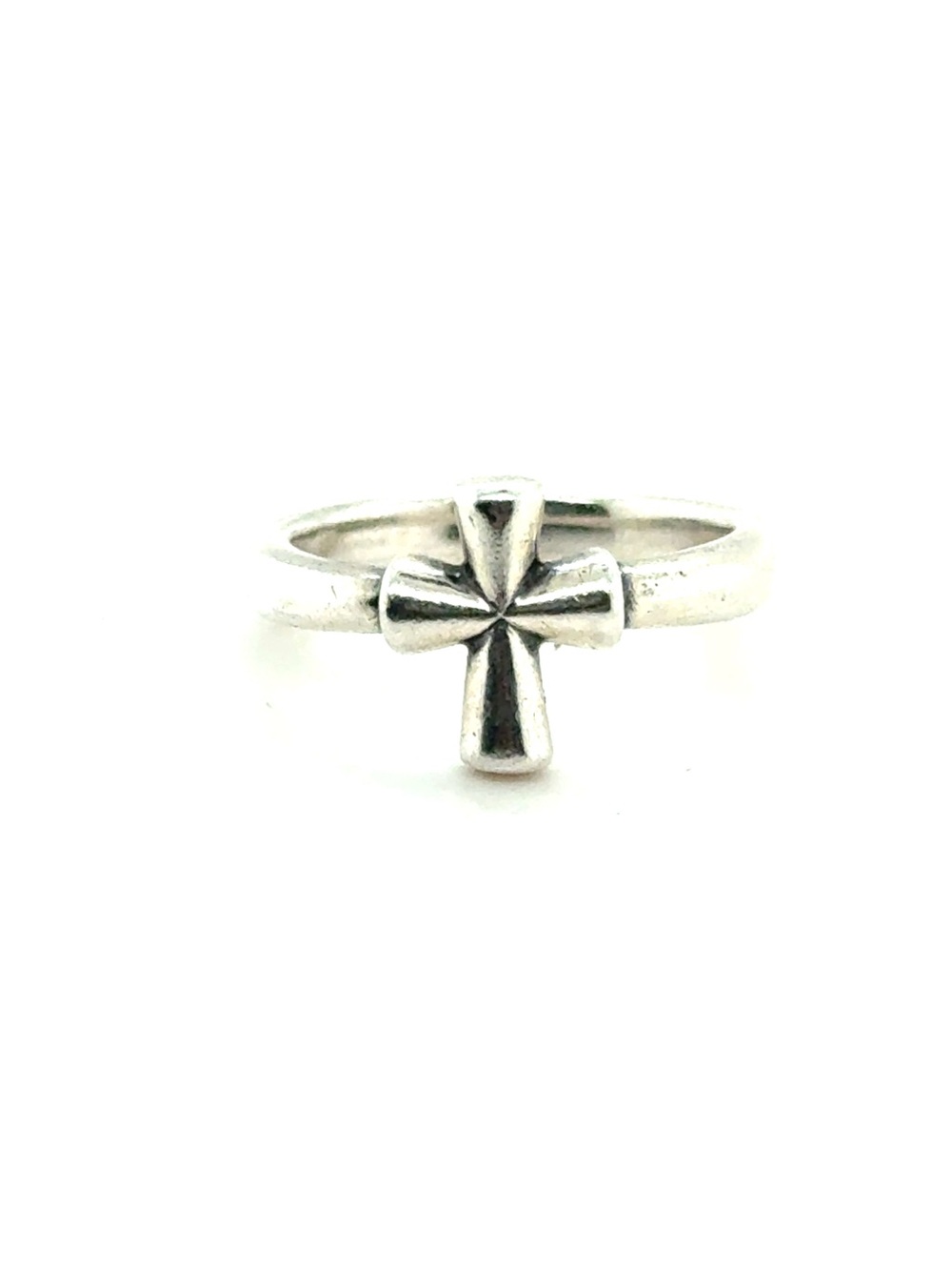 James Avery Silver St. Teresa Cross‎ Ring - Retired